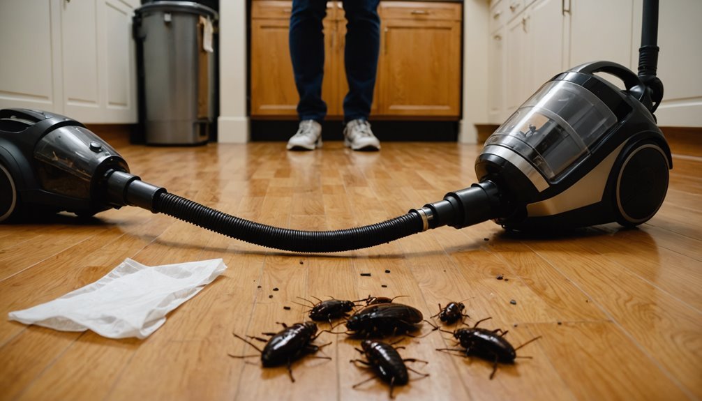 safe cockroach cleanup steps