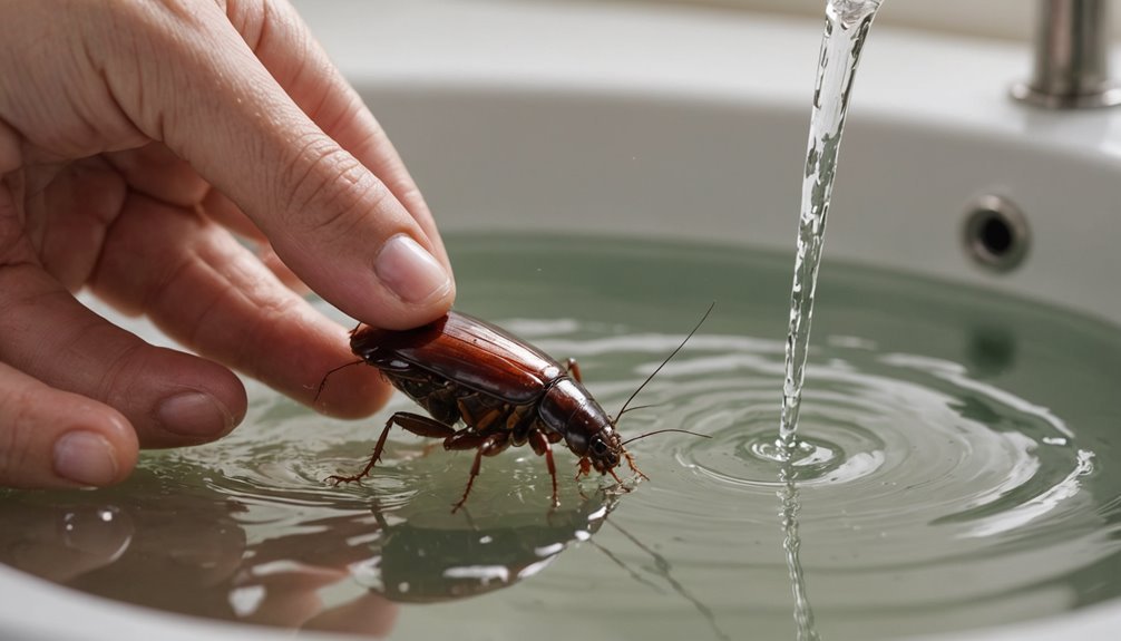 thoroughly clean cockroach bite