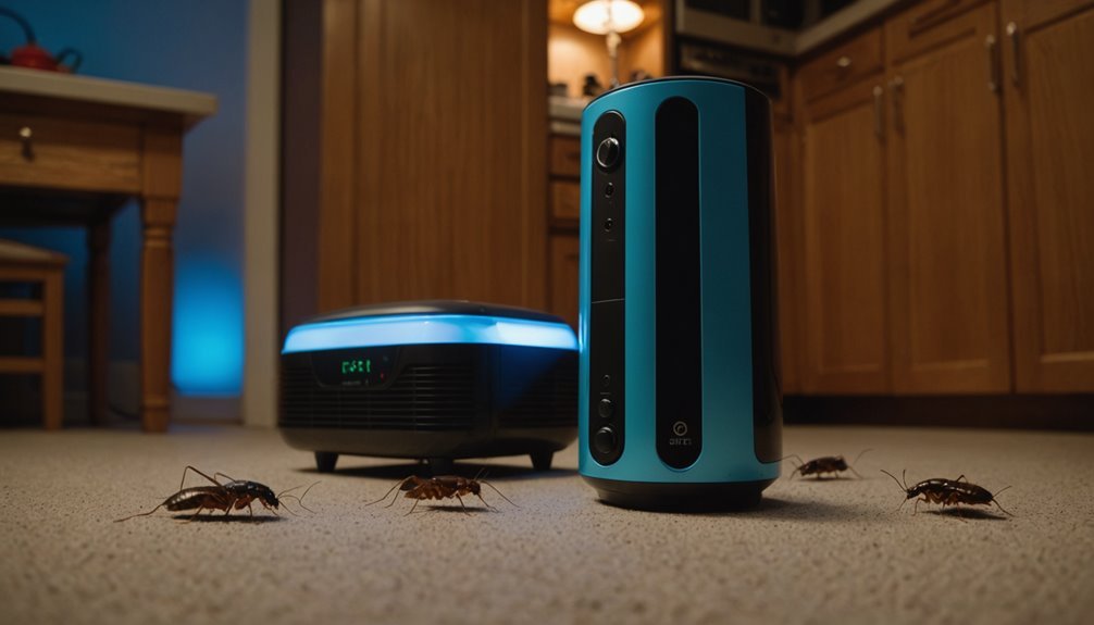 ultrasonic effects on cockroaches