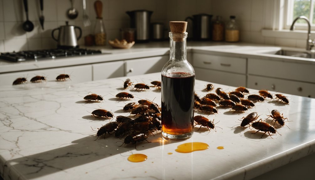vinegar fails to eliminate roaches