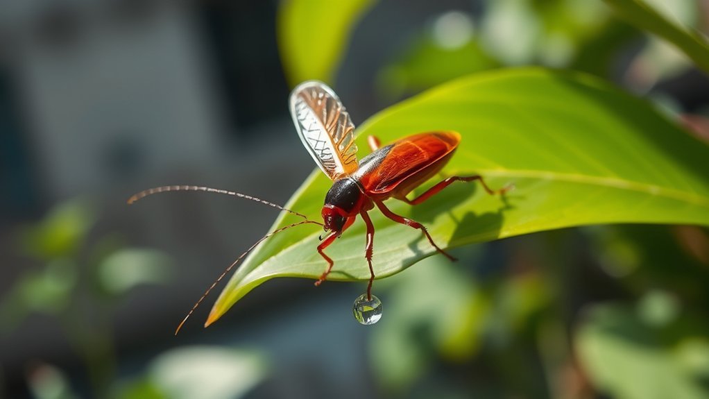adapted resilience in cockroaches