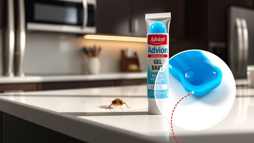 advion controls eight cockroach species
