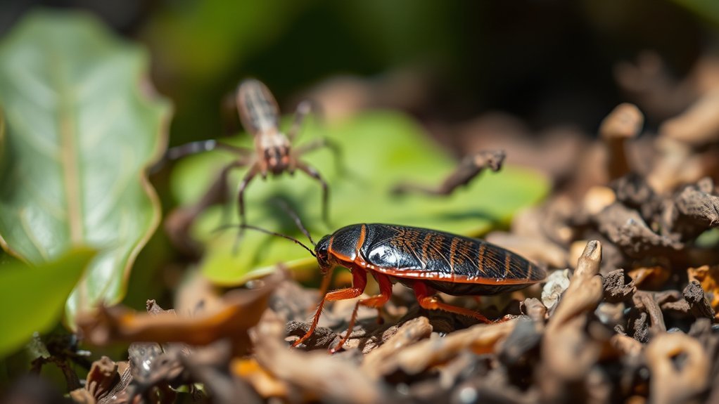 cockroaches abundant predator food