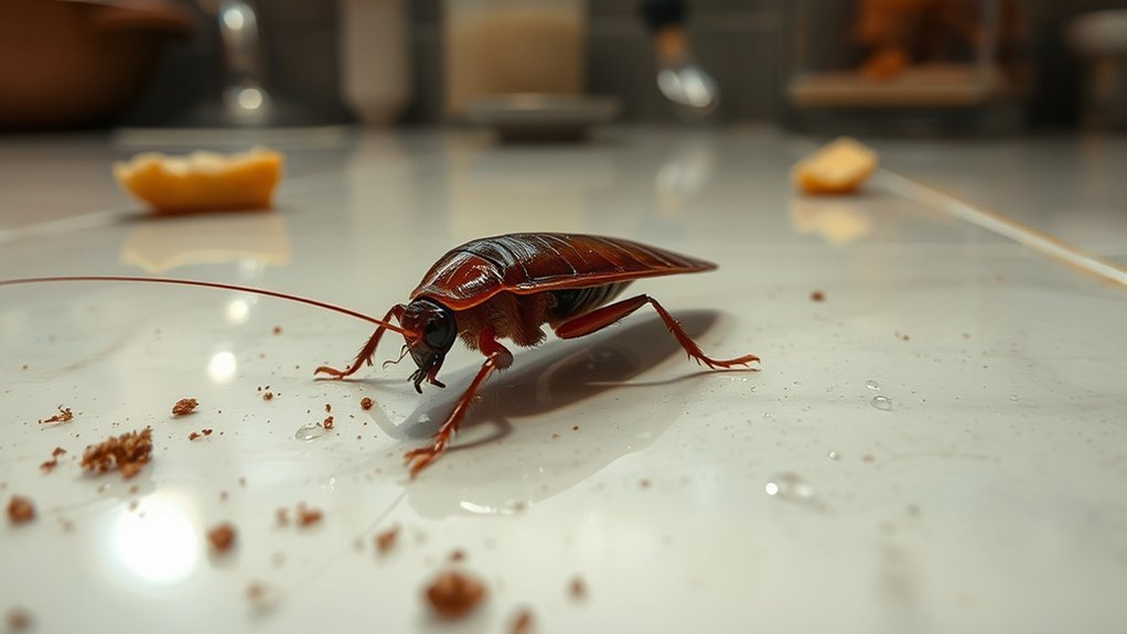 cockroaches as contamination vectors