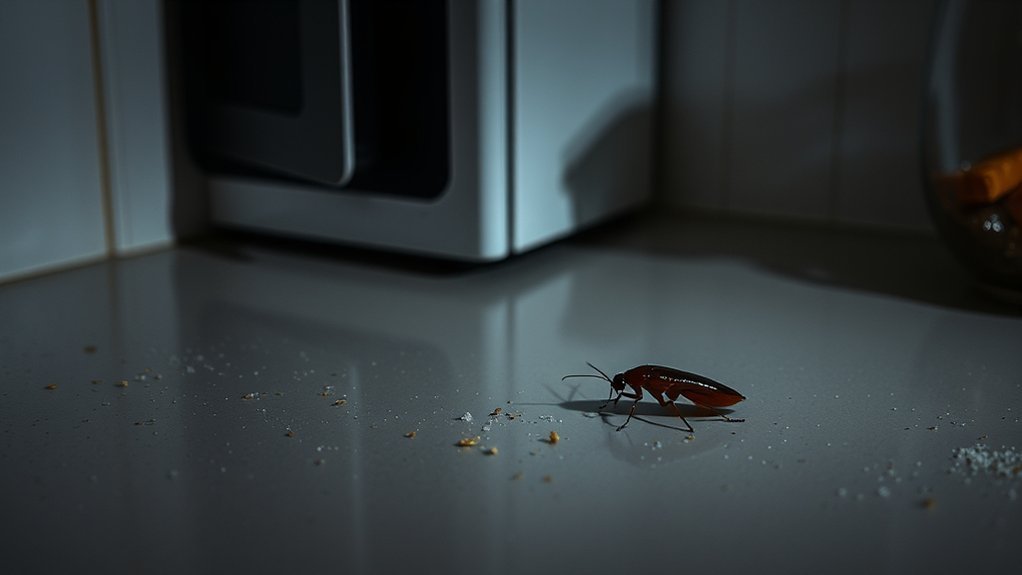 hidden food sources attract cockroaches