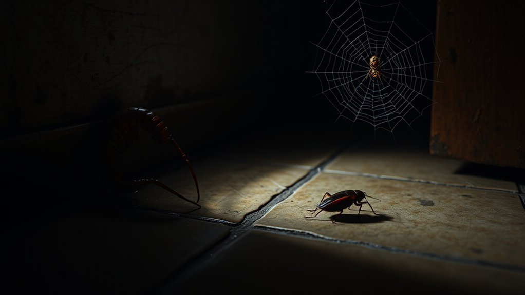 indoor predators hunt cockroaches