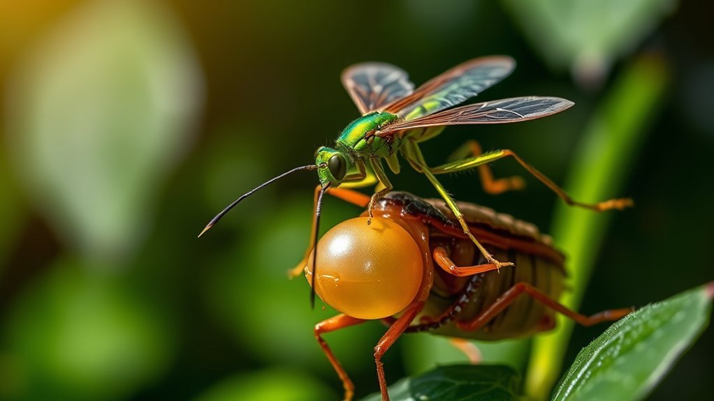 parasitic wasps control cockroaches