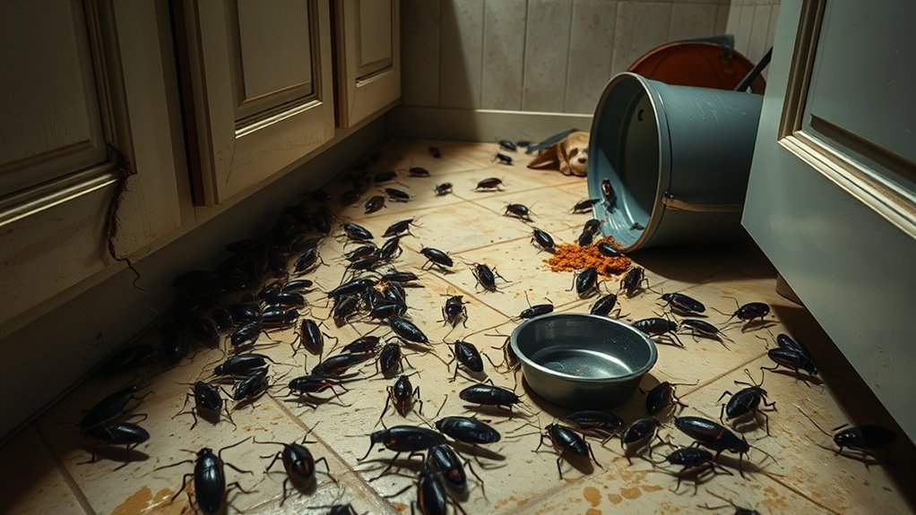 severe pest infestation signs