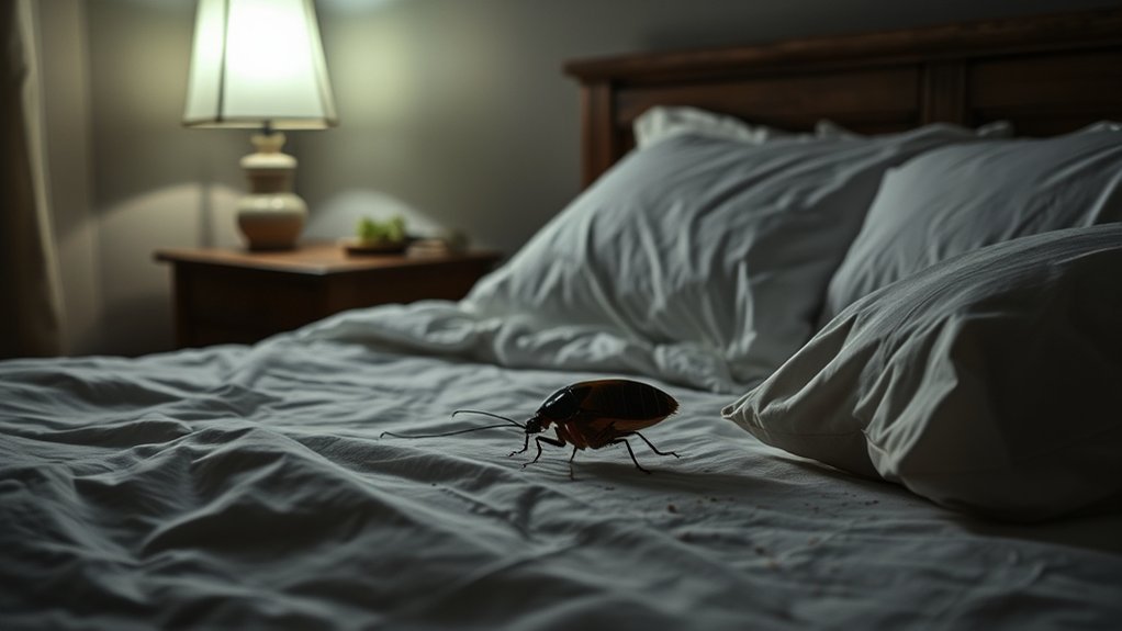 signs of cockroach infestation