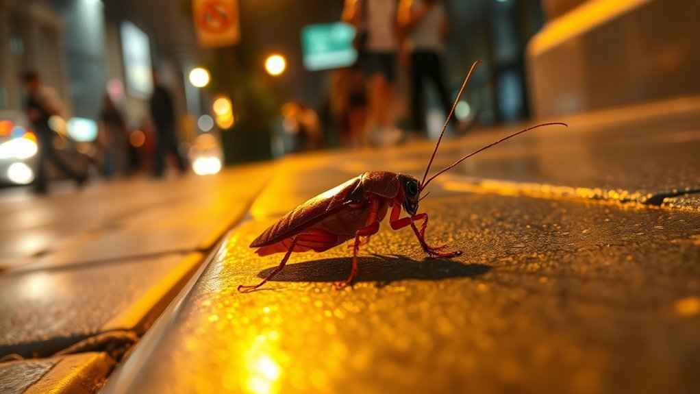 urban environments favor cockroaches