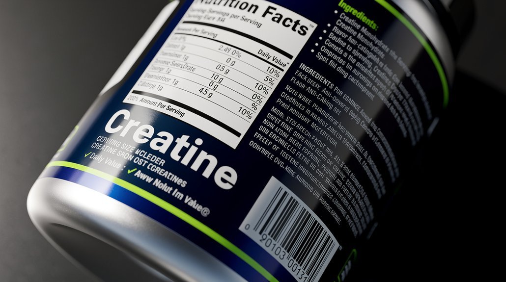avoid fillers in creatine