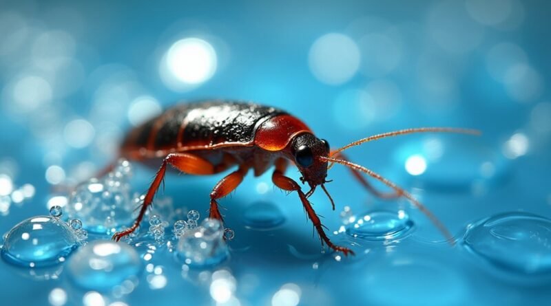 cockroaches can survive drowning