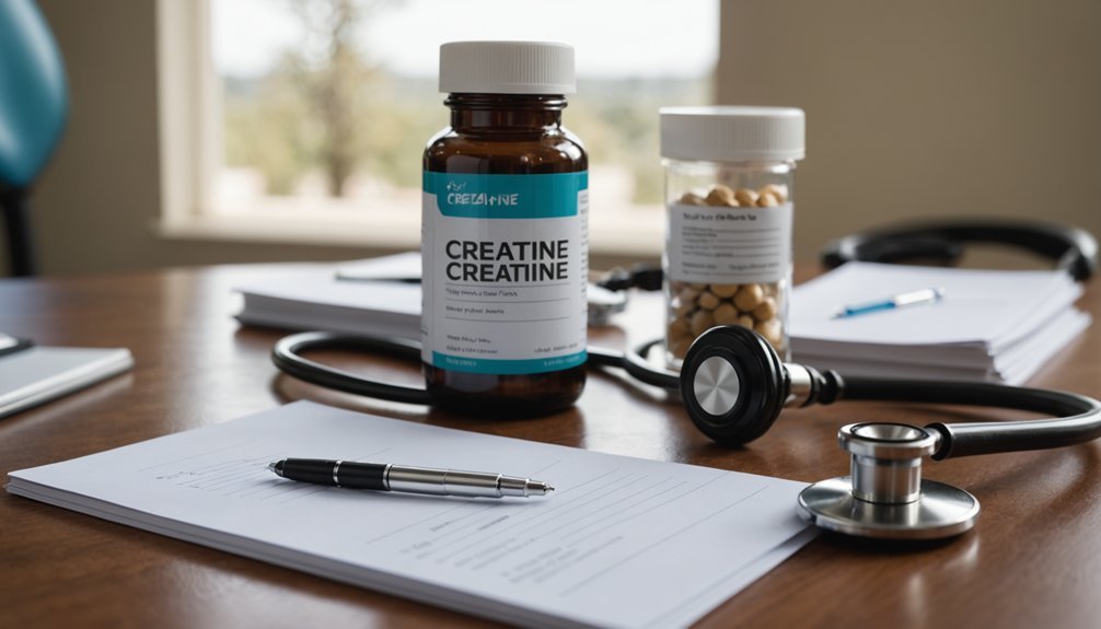 creatine increases serum creatinine