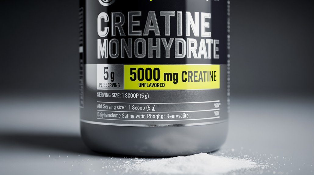 creatine lacks established dv
