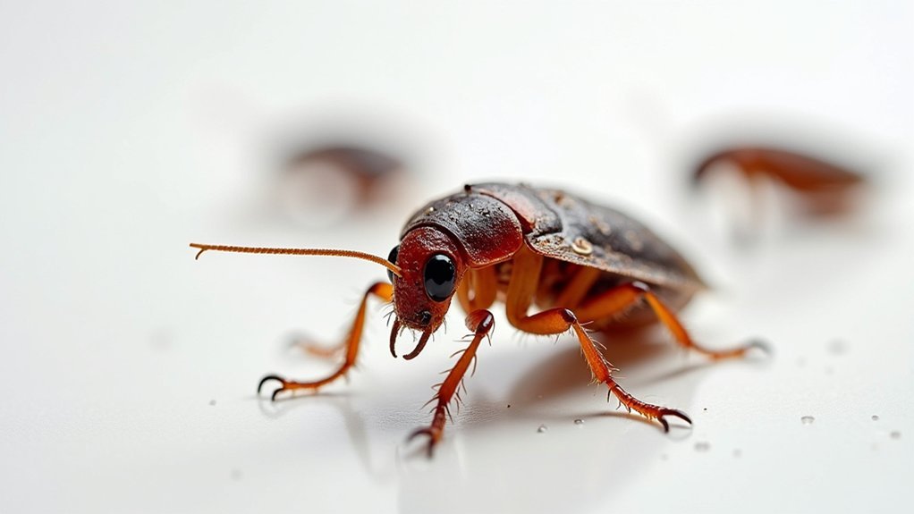 crushed cockroaches emit odors
