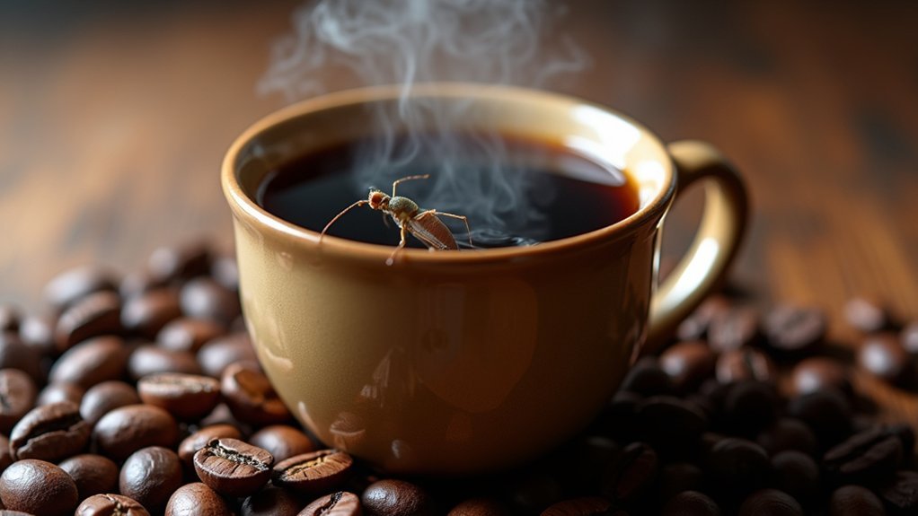 insect contamination in coffee