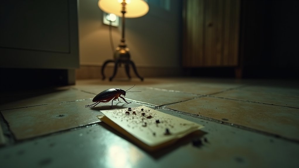 sticky traps reveal infestations