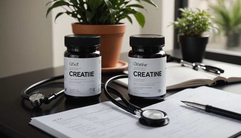 stop creatine if symptoms arise