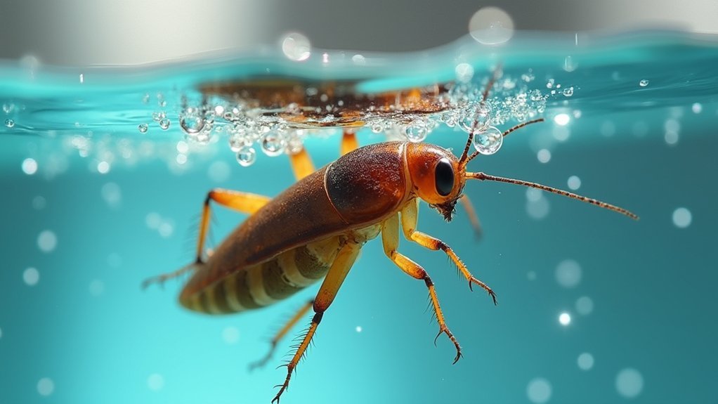 water stress harms cockroaches